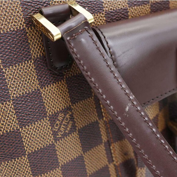 Louis Vuitton Manosque PM Damier Ebene Shoulder Bag Brown - Picture 14 of 16